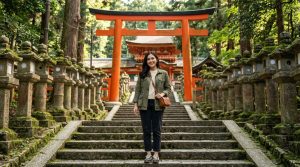 Kannaya Nareswari stairs Kasuga Taisha Shrine Nara