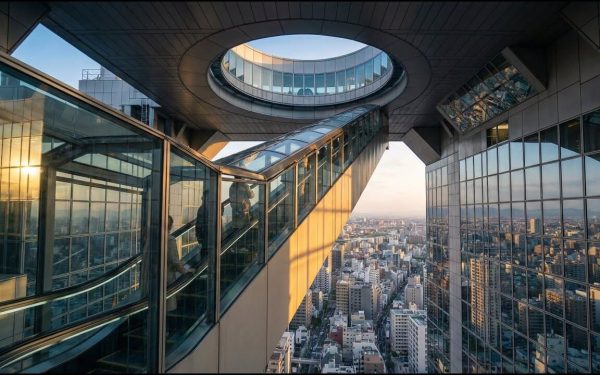 Umeda Sky Building Osaka elevator