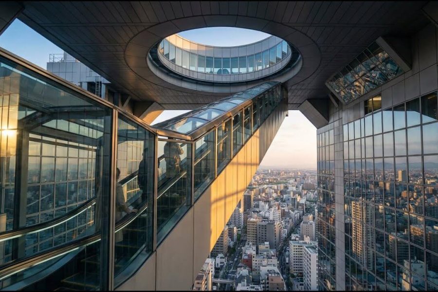 Umeda Sky Building Osaka elevator